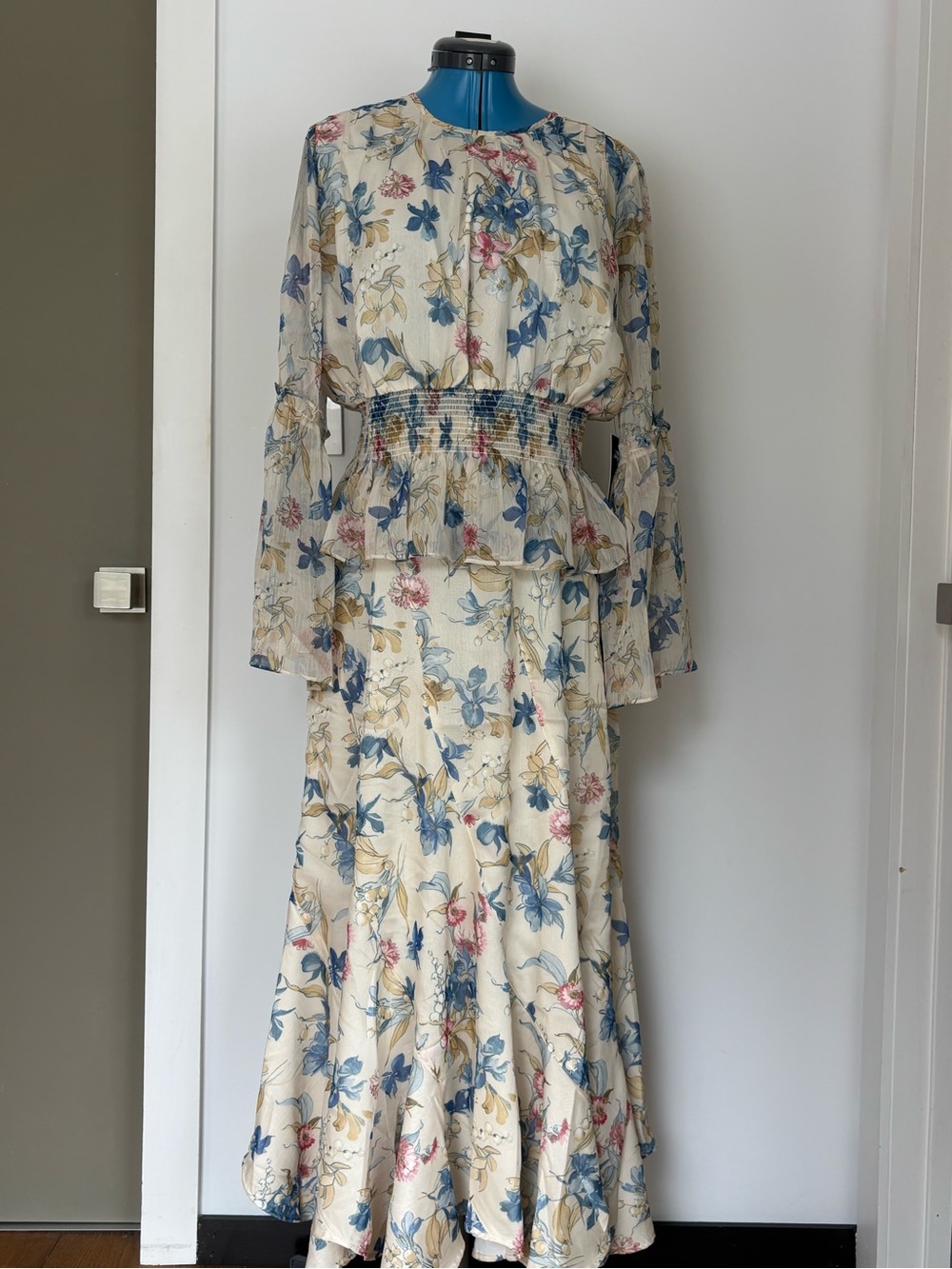NWT Tuckernuck Lily Valley Jennie Blouse Mallory Floral Maxi Skirt Set L